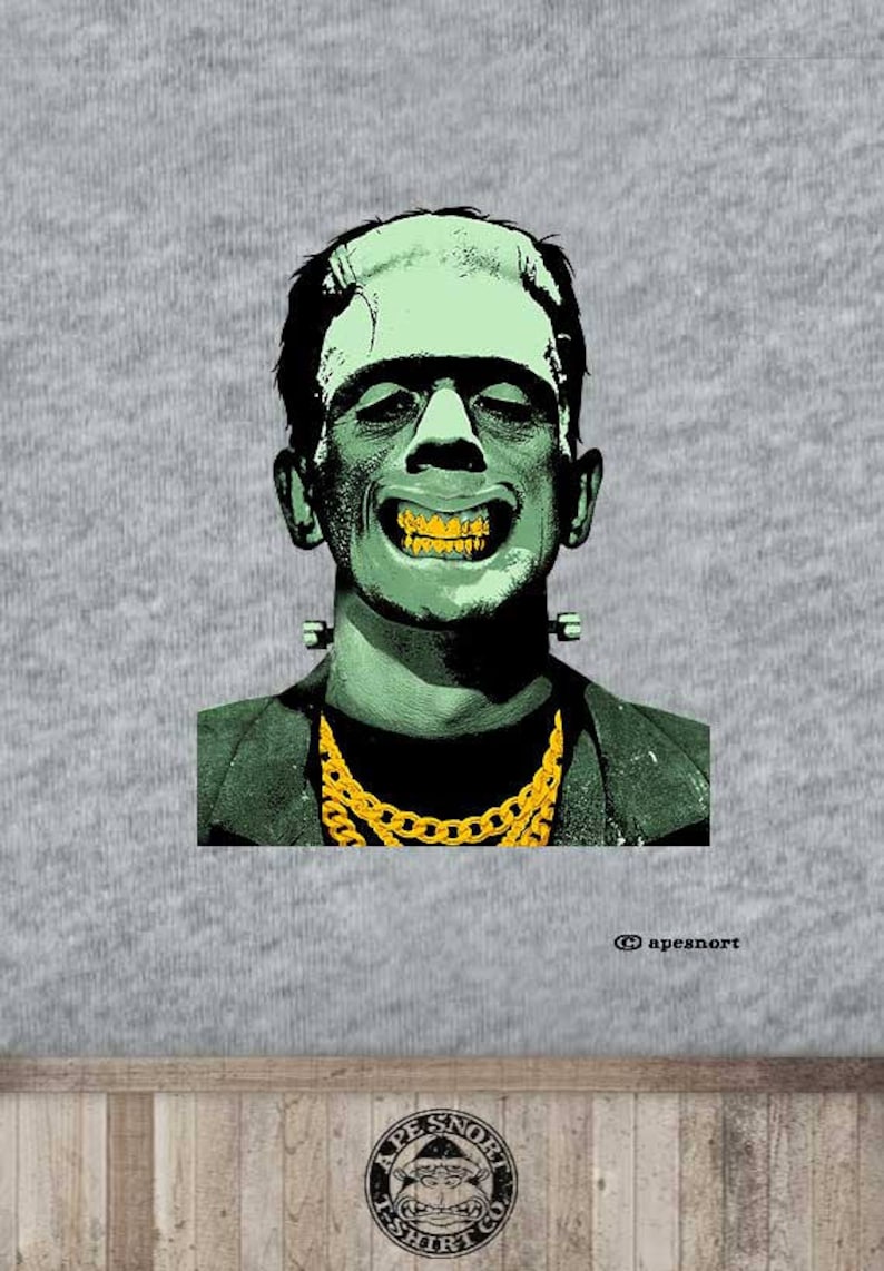 Frankenstein T-shirt Og Geeky Tshirt Horror Movie | Etsy
