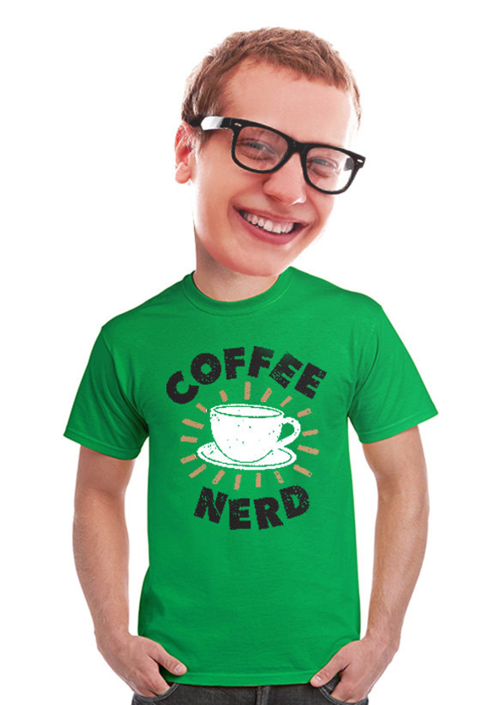 Coffee nerd tshirt gift for men baristas coffee drinkers Etsy