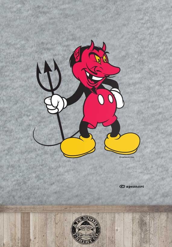トップス vintage mickey satan design track jersey vintage mickey satan design track jersey