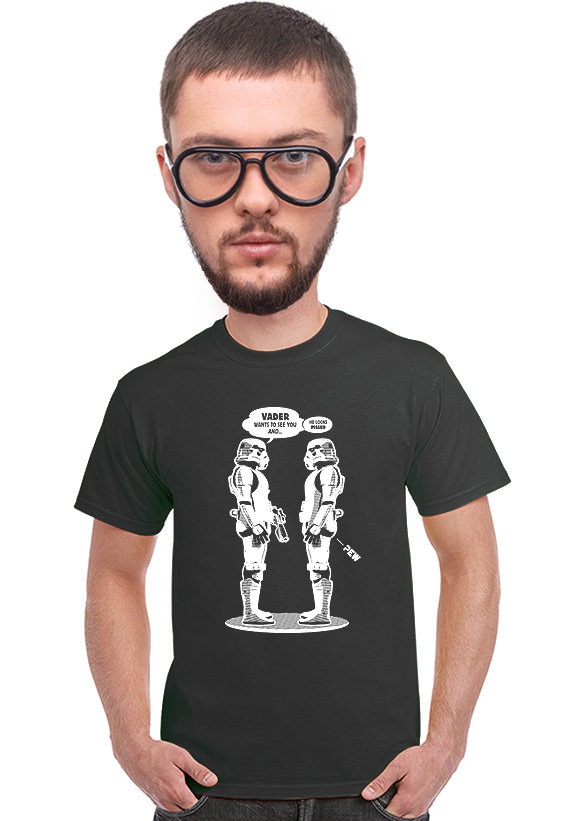 tommelfinger mount Bær Pew Funny Star Wars T-shirt Geeky for Fans of Star Wars - Etsy Australia