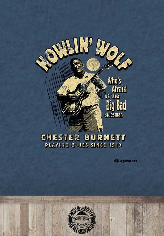 Howlin wolf t shirt Clearance