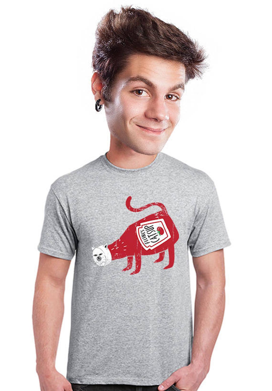 Cat T-shirt Funny Cat Shirt Catsup Ketchup Gift for Cat - Etsy Cat T-shirt Funny Cat Shirt Catsup Ketchup Gift for Cat - Etsy