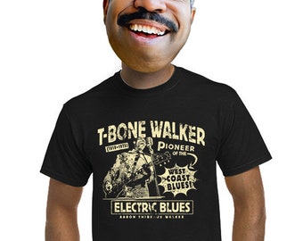 T-Bone Walker, blues t-shirt, blues music, band t-shirt, rock t-shirt, music tee, blues guitar, gift for musician, fans the of blues, s-4xl