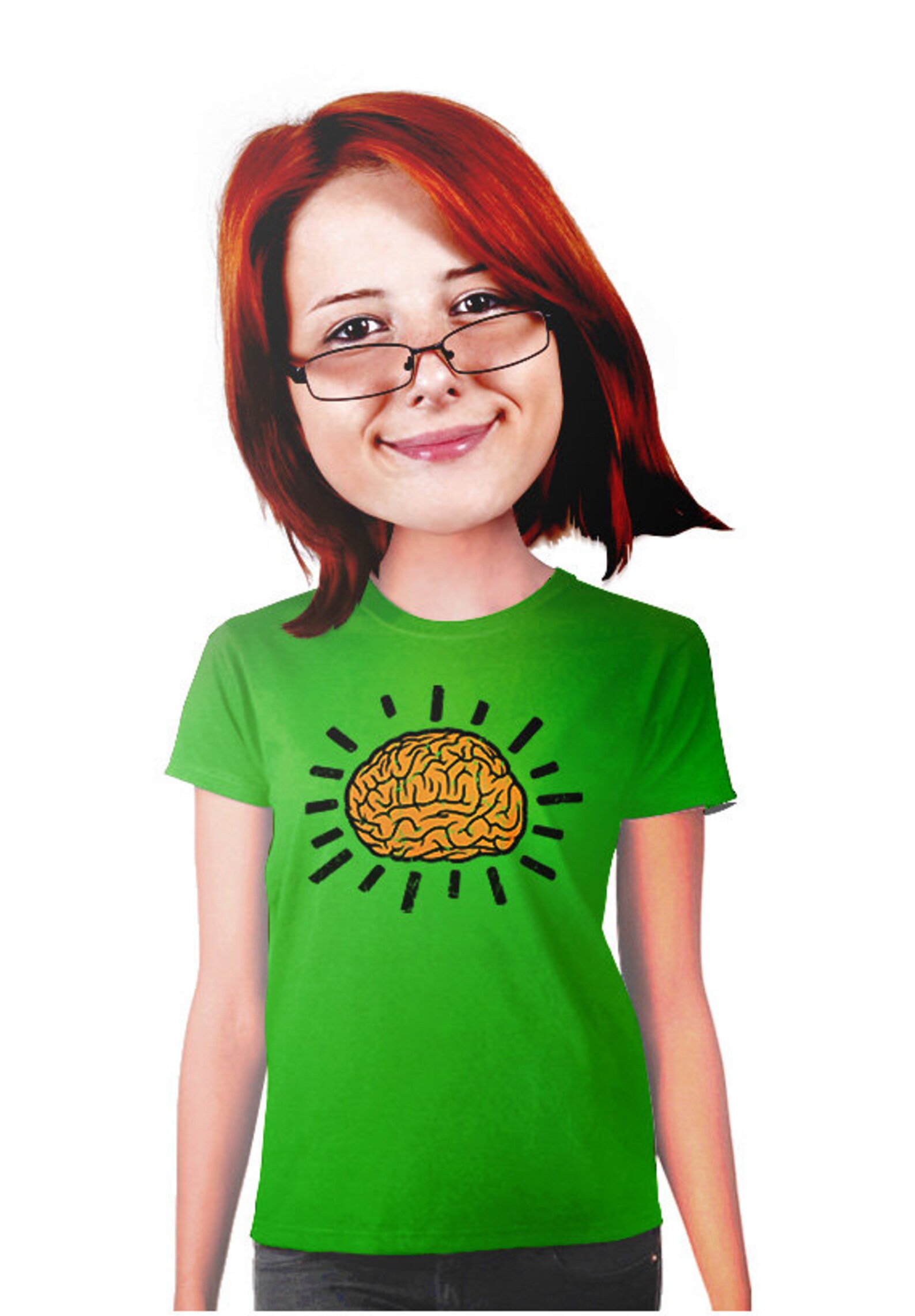 Brain Shirt Nerd Tshirt Super Brainy Braniac Tshirt Gifts Etsy