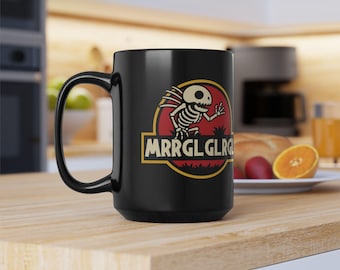 MRRGLGLRGL!!!! Mug - Funny Murloc-Inspired Parody Coffee Cup for Gamers