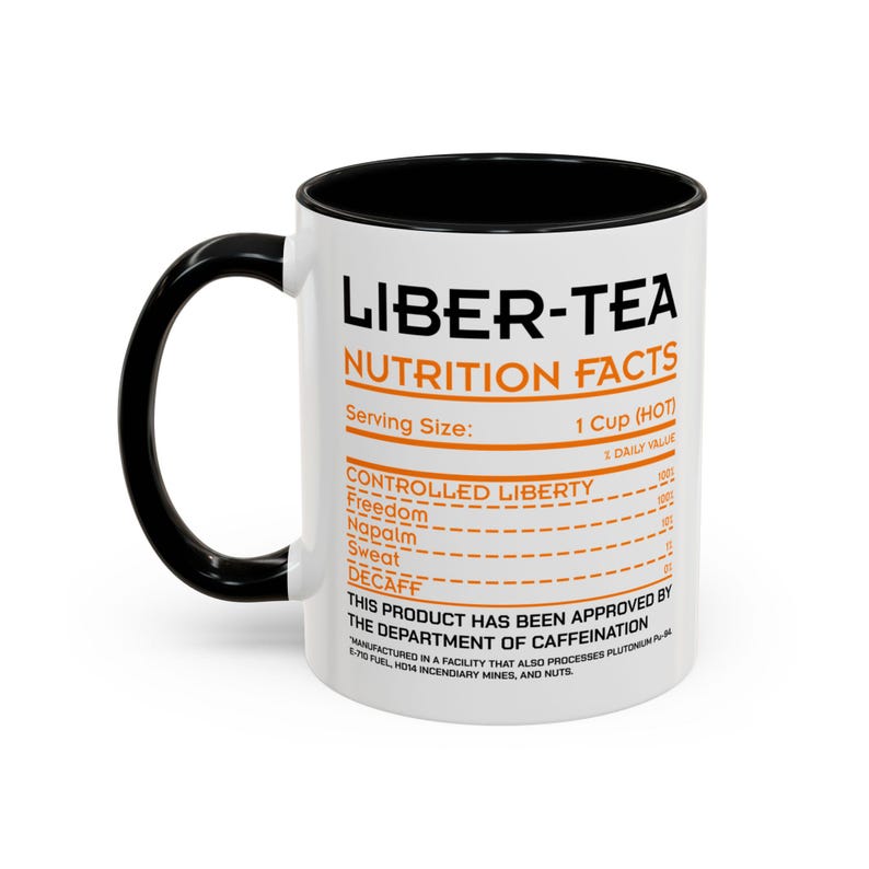 Liber-Tea Mug - A Taste of Justice, Now With Extra Liberty -Funny Parody Tea Pun Gift, Freedom Mug for Tea Lovers, Patriotic Coffee Cup image 5