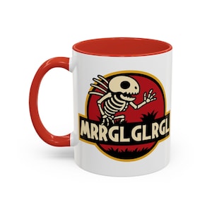MRRGLGLRGL!!!! Mug - Funny Murloc-Inspired Parody Coffee Cup for Gamers