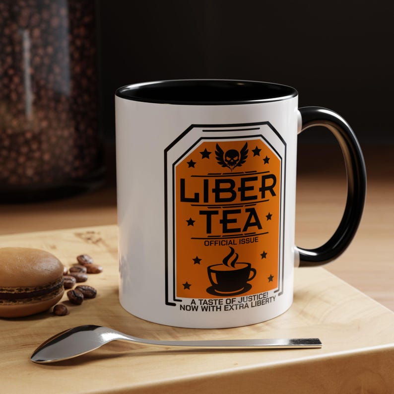 Liber-Tea Mug - A Taste of Justice, Now With Extra Liberty -Funny Parody Tea Pun Gift, Freedom Mug for Tea Lovers, Patriotic Coffee Cup image 6