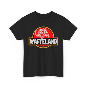 Wasteland Graphic Tee | Vintage Style Unisex Heavy Cotton T-Shirt | Perfect for Casual Wear, Apocalyptic Parody Tee, Retro Adventure Style