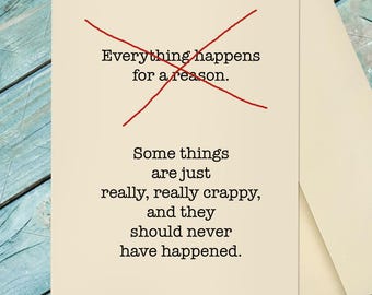 Encouraging Card / Supporting a Friend / Uplifting / I Am Here For You / You're In My Thoughts / Custom Option Card