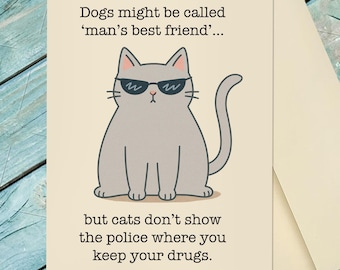 Pet Card / Cool Cat / Cat Card / Custom Option Card