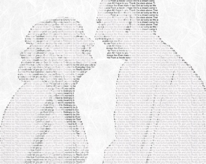 First Dance Lyrics First Dance Songs 1st Anniversary Wedding Vow Art Wedding Song Lyric Custom Word Art on Heavyweight Paper 8.5x11