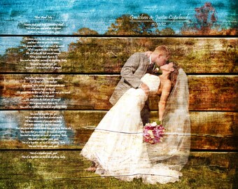 5th Anniversary Gift 5 Year Anniversary Wedding Picture Gift | Etsy