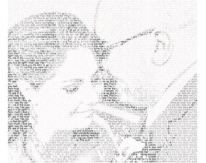 Custom Wedding Song Lyrics Art, Anniversary Gift (8.5x11 Print)