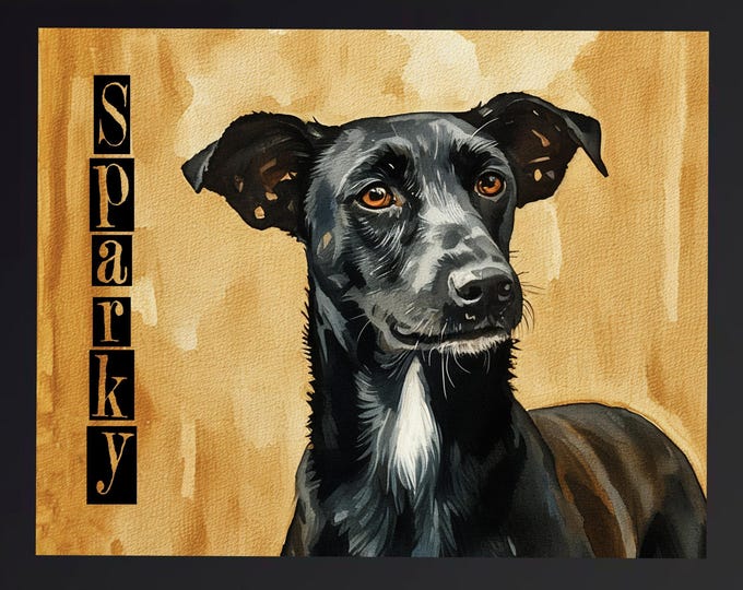 Custom Watercolor Pet Portrait