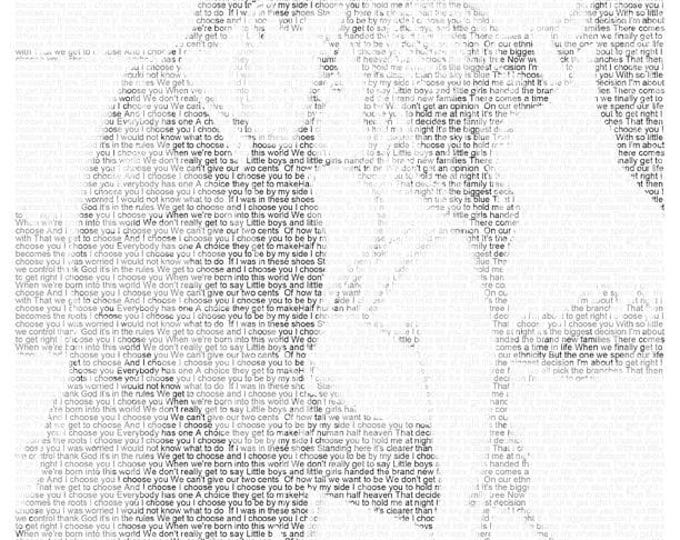 Personalized Wedding Song Lyric Art Print: 1st Anniversary Photo Gift (8.5x11)