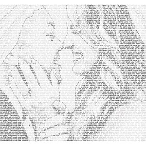 Personalisierte Erster Tanz Songtexte Kunst: Papiergeschenk zum 1. Jahrestag Bild 13