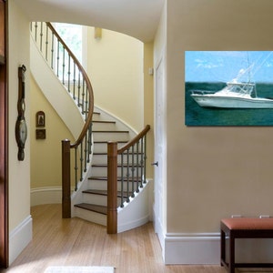 Custom Boat Oil Painting Canvas Decoration Wall Art 20x24