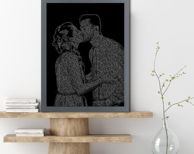 1st Anniversary Gift First Dance Lyrics First Dance Songs Wedding Vow Art Wedding Song Lyrics Paper Anniversary on Heavyweight Paper 8.5x11