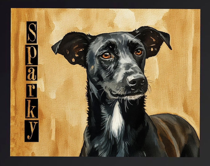 Custom Watercolor Pet Portrait