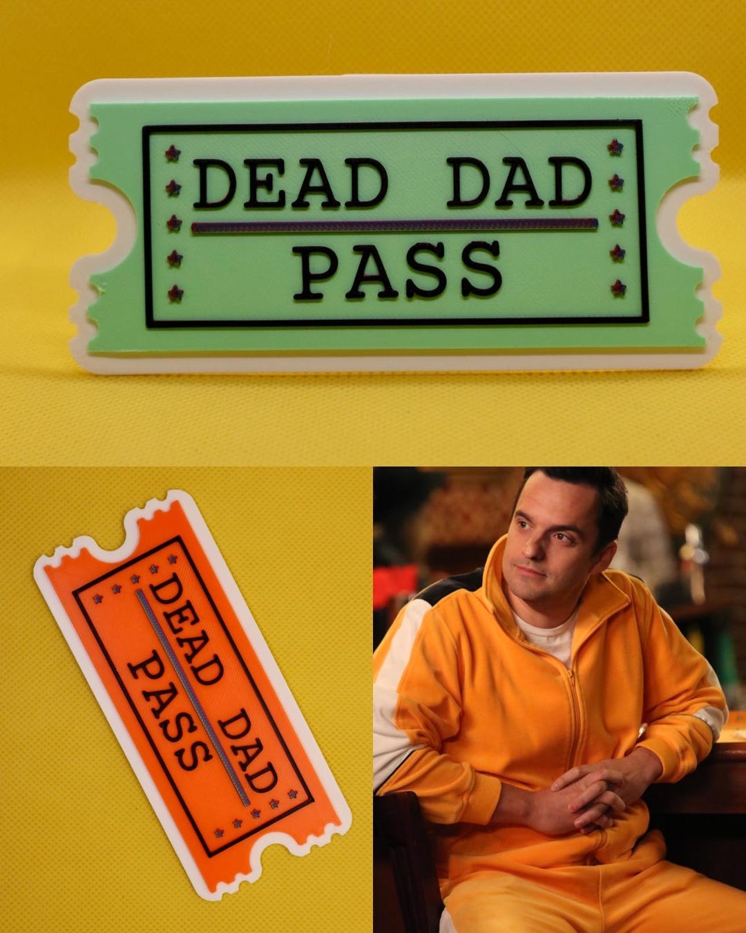 Dead Dad Pass Token - Etsy