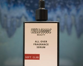 Soft Club Body Oil – Long Lasting Fragrance Serum, Moisturizing Skin Oil, Scented Body Care, Lightweight Glow Oil, Perfume Oil