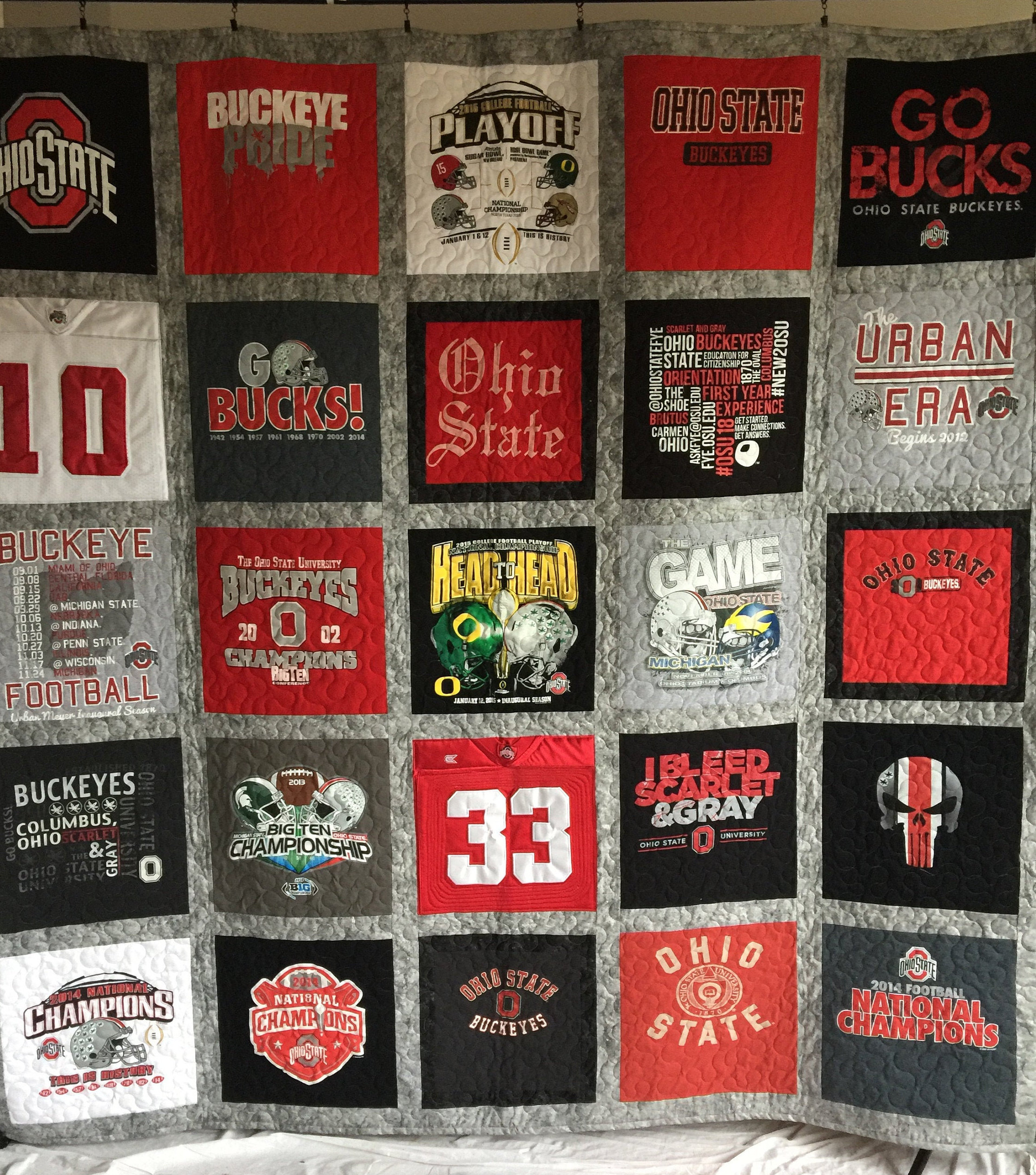 Custom Made T Shirt Quilt, Memory Quilt - Etsy