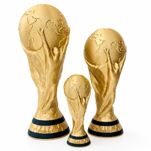World Cup Soccer/Football Trophy - 12, 10, or 6 inches immagine 1