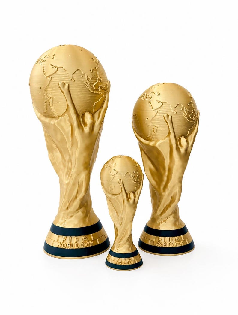 World Cup Soccer/Football Trophy - 12, 10, or 6 inches immagine 1
