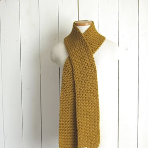 Long Winter Scarf - Knit Crochet Handmade Scarf - Mens Womens Unisex Plush Scarf - More Colors - Ready to Ship
