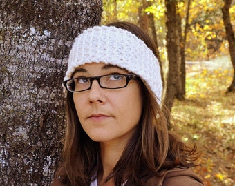 Knit Ear Warmer - Waffle Knit Headband - More Colors - Made to Order