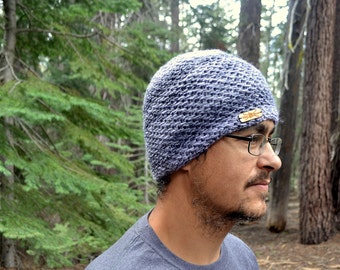 Fitted Knit Beanie Hat - Skullcap Waffle Beanie - Mens Womens or Kids Winter Hand Knit Hat - More Colors - Ready to Ship