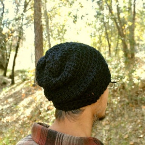 Slouchy Cotton Beanie - Crochet All Seasons Unisex Hat - Only 2 Left - Light Turquoise Blue or Honeydew Green - Ready to Ship