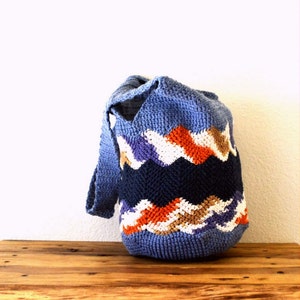 crochet market tote pattern, crochet chevron stripe bag pattern