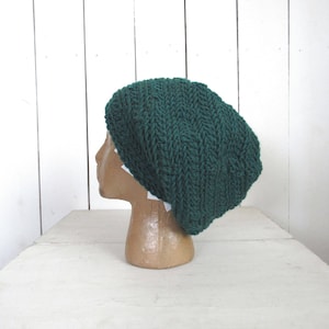 Slouchy Beret Hat - Dreadlock Beanie Hat - Large Floppy Winter Hat - More Colors - Ready to Ship