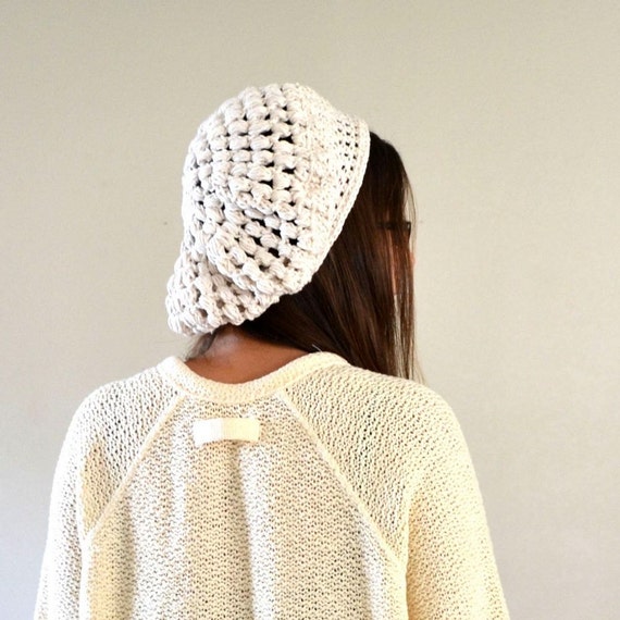 Crochet Summer Beret Pattern Boho 