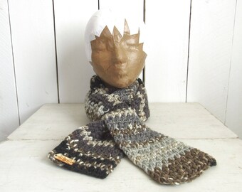 Long Winter Scarf - Knit Crochet Handmade Scarf - Mens Womens Unisex Plush Scarf - More Colors - Ready to Ship