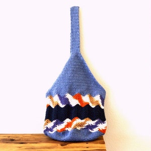 striped crochet tote pattern