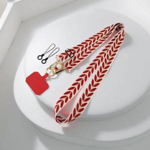 Verstellbarer langer Gurt für Mobiltelefon, Schultergurt, Karte