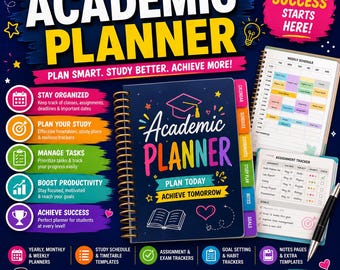 Academic Excel Sheets Templates Bundle | Attendance Tracker, Grade Book, GPA Calculator, School Budget Planner
