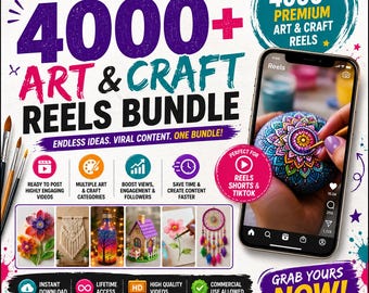 4000+ Art & Crafts Reels Bundle