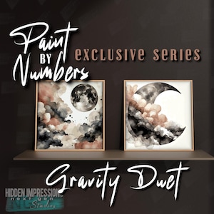 &quot;EXKLUSIVES &quot;&quot;Malen nach Zahlen&quot;&quot; Set: &quot;&quot;The Gravity Duet&quot;&quot; von NextGen Studios - Hidden Impressions Collection.&quot;