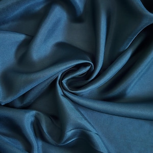 Green Habotai Silk Fabric