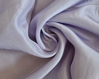 Purple Habotai Silk Fabric