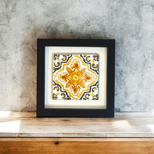 Handgemaakte ingelijste Mexicaanse tegelkunst: rustiek huisdecor