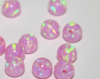 100 pieces 4mm Pink OPAL Round Beads Lot, Fully Drilled Holes - Jewelry Making - BalliSilver - Free Shipping Worldwide.