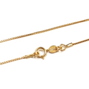 14kt GOLD FILLED 1mm Thick BOX 015 Chain Bracelet, Anklet, Necklace, Belly Chain, Long Necklace. Alternative to Gold. Unisex. Free Shipping