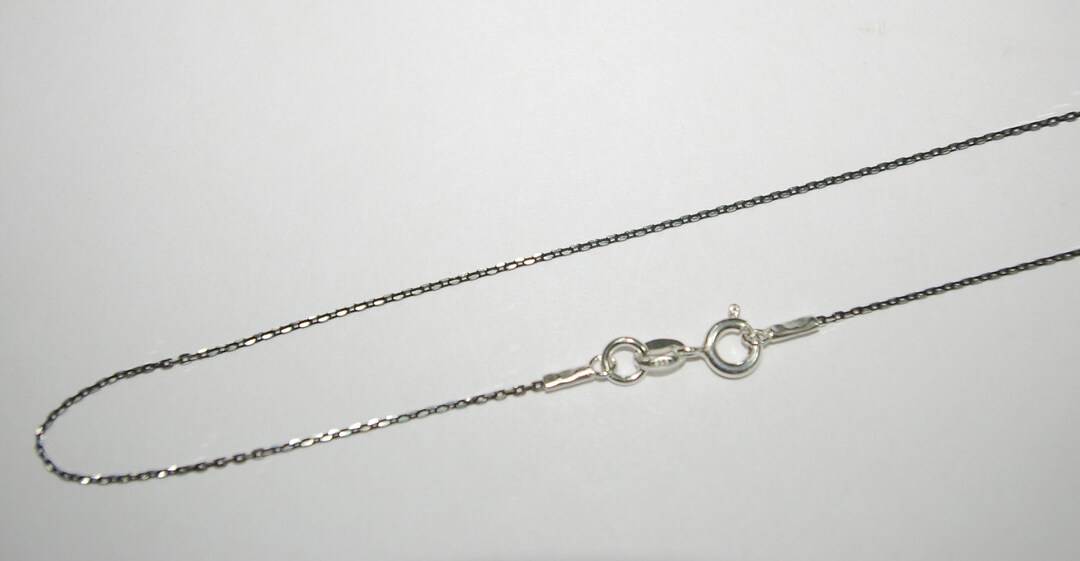 LOS121 Rhodium + Ruthenium 925 Sterling Silver