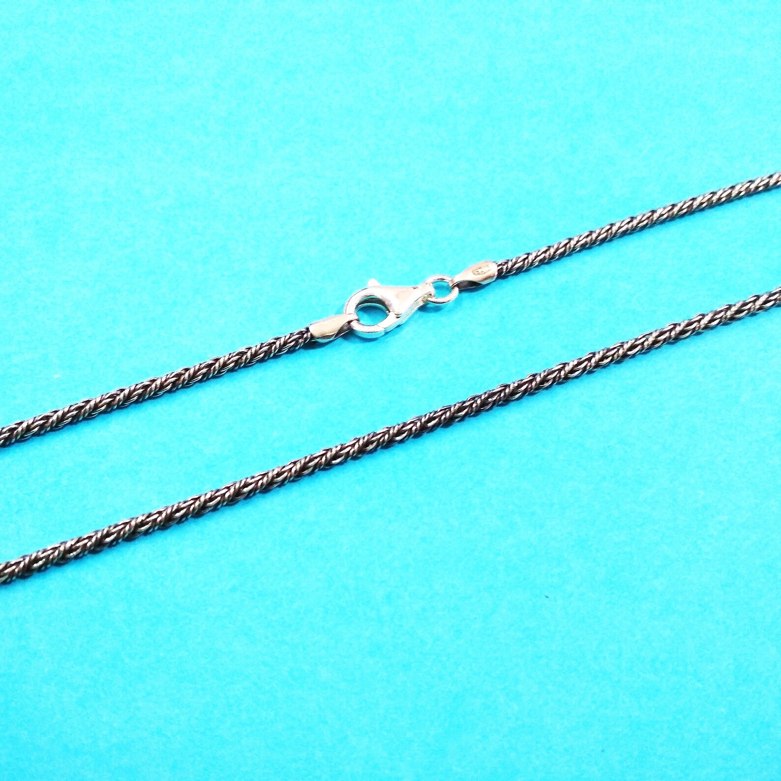 High quality classic 1.5MM Box chain 925 Sterling Silver Necklace High quality classic 1.5MM Box chain 925 Sterling Silver Necklace