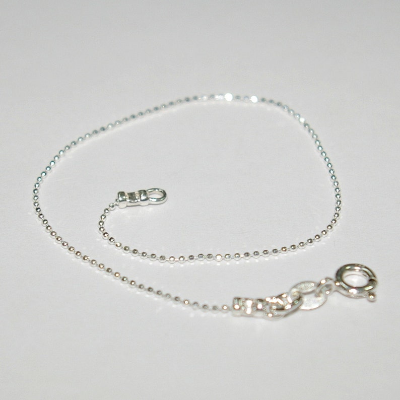 Sterling Silver Diamond Cut Chain